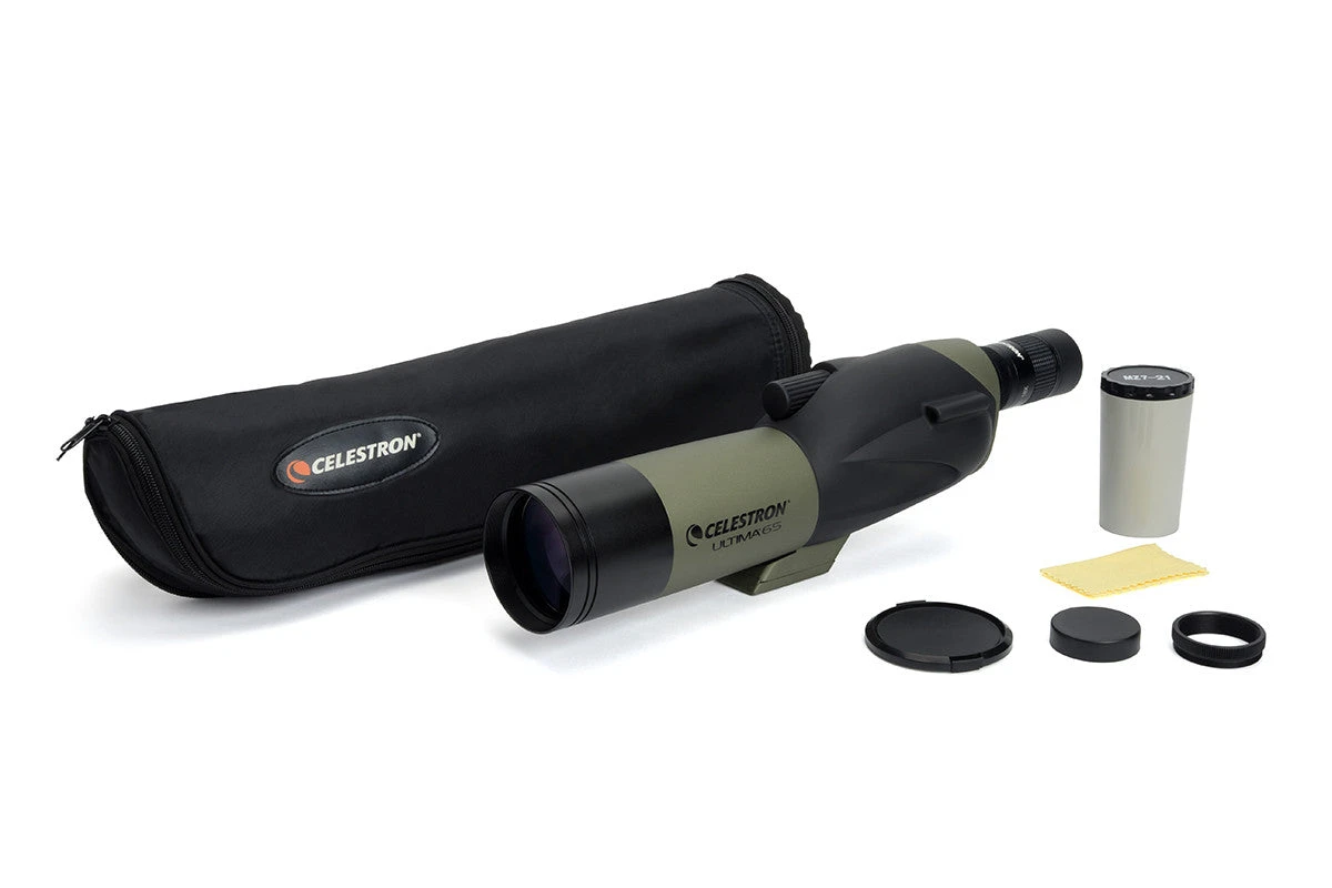 Celestron Ultima 18-55x65mm Straight Zoom Spotting Scope - Image 9