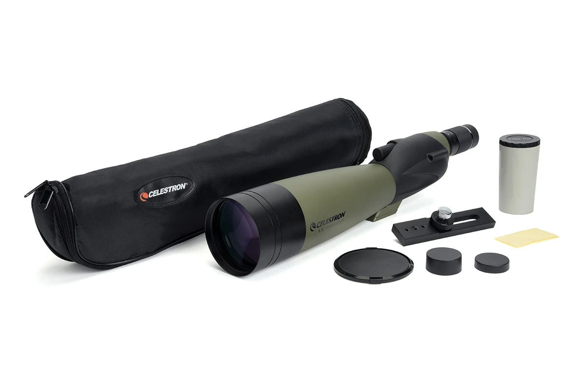 Celestron Ultima 22-66x100mm Straight Zoom Spotting Scope - Image 8