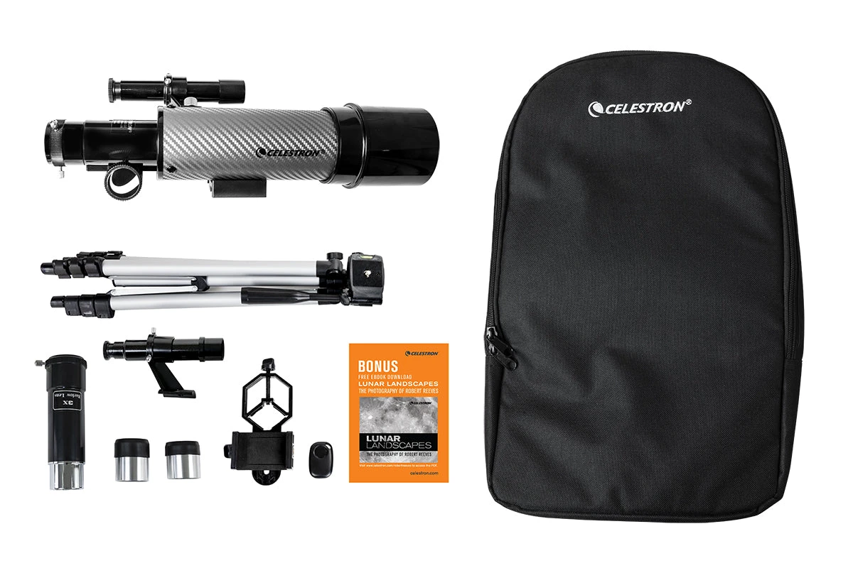Celestron Travel Scope 60 DX Portable Telescope With Smartphone Adapter - Image 9
