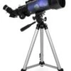 Celestron Royal Observatory Greenwich Travel Scope 70 Portable Telescope With Smartphone Adapter And Bluetooth Remote