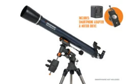 Celestron AstroMaster 80EQ With Phone Adapter And Motor Drive