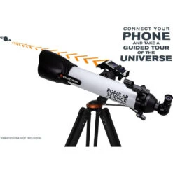 Popular Science By Celestron StarSense Explorer DX 100AZ Smartphone App-Enabled Refractor Telescope