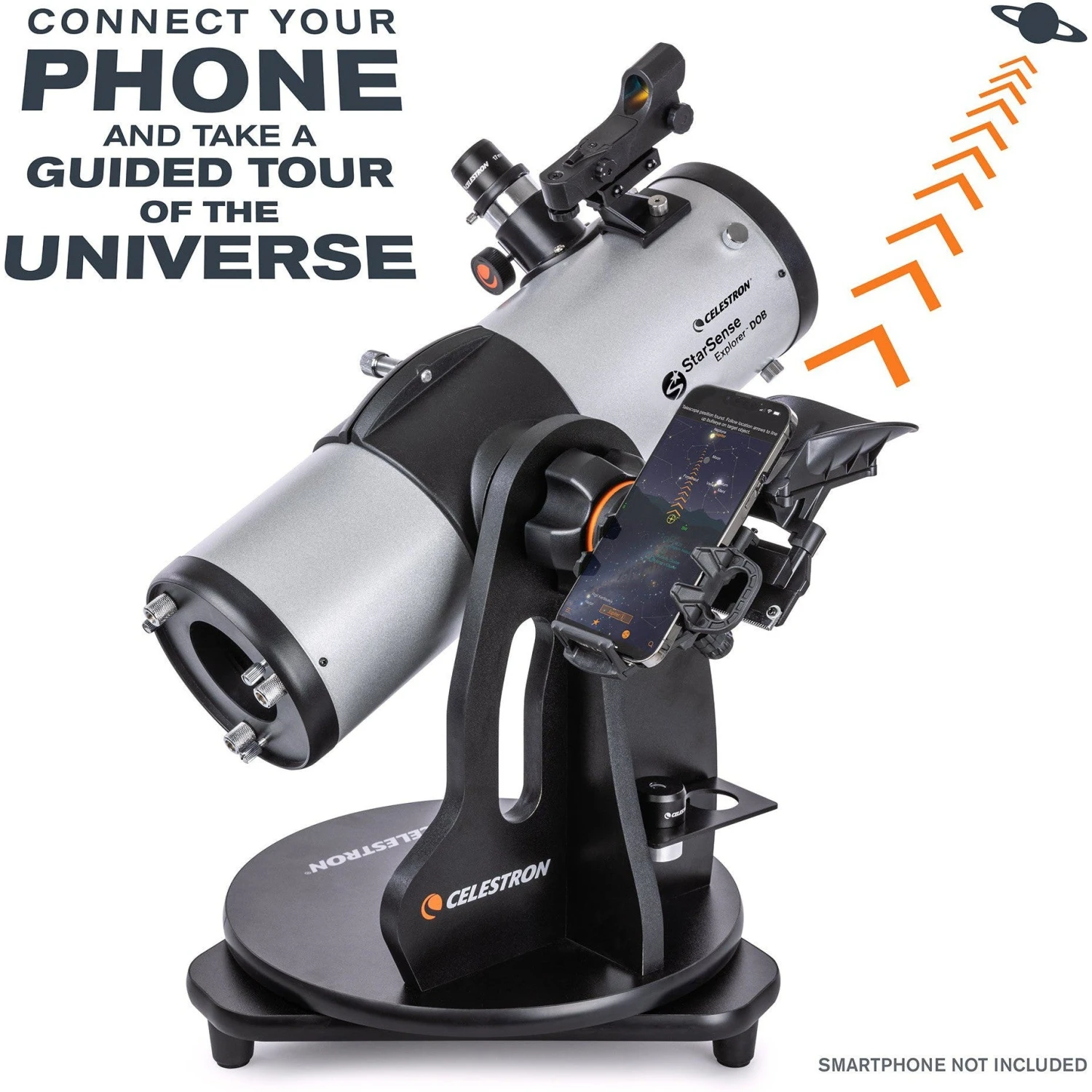 Celestron StarSense Explorer 114mm Smartphone App-Enabled Tabletop Dobsonian Telescope