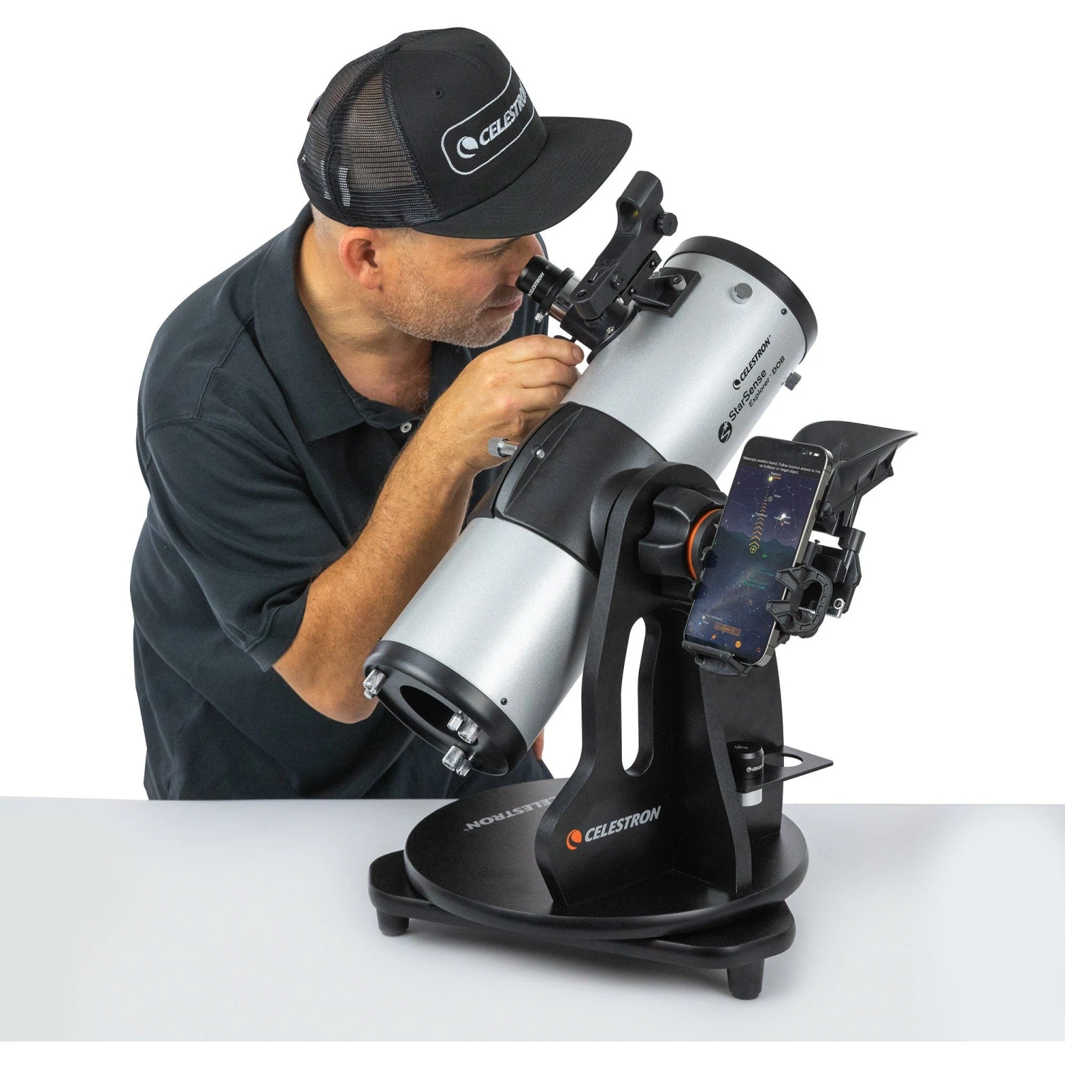 Celestron StarSense Explorer 114mm Smartphone App-Enabled Tabletop Dobsonian Telescope - Image 13