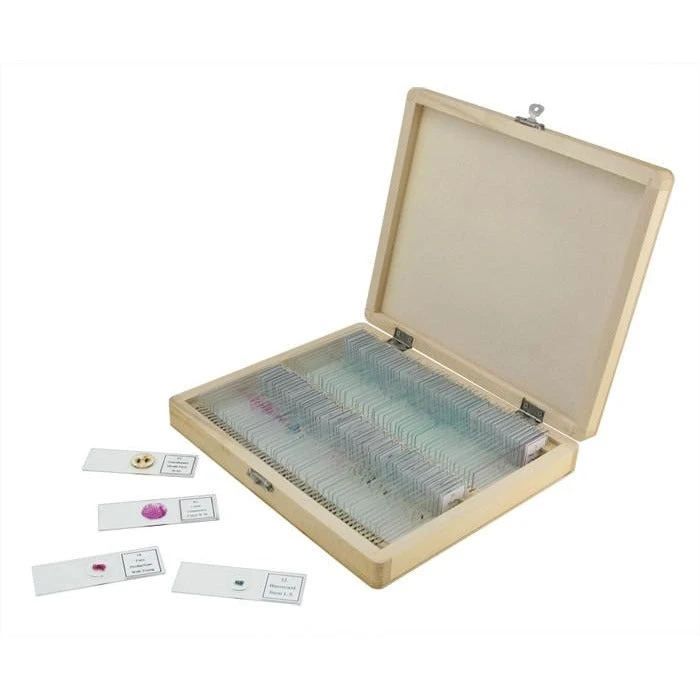 Celestron 100 Piece Prepared Microscope Slide Kit