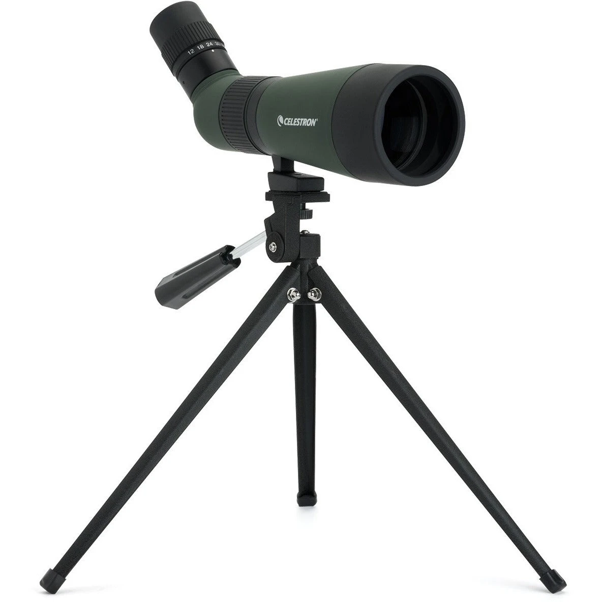 Celestron LandScout 12-36x60mm Angled Zoom Spotting Scope With Table-top Tripod