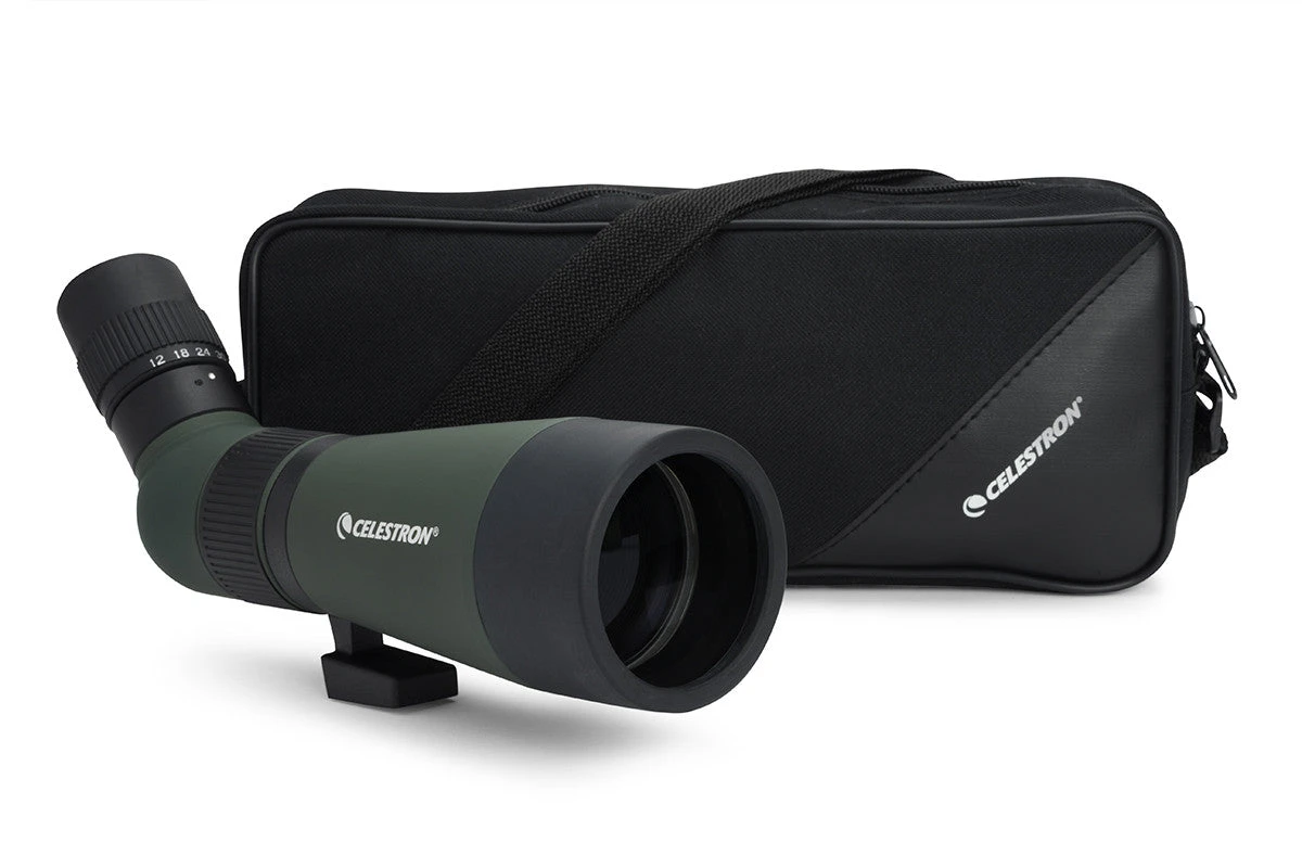 Celestron LandScout 12-36x60mm Angled Zoom Spotting Scope With Table-top Tripod - Image 7