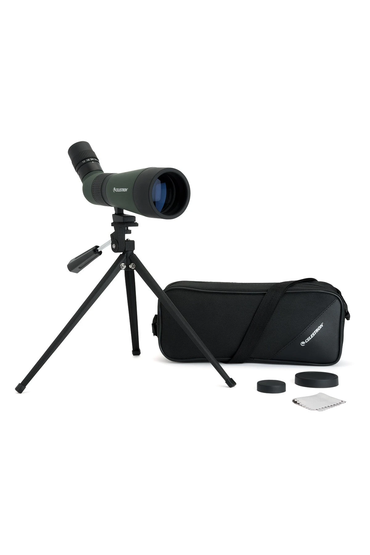 Celestron LandScout 12-36x60mm Angled Zoom Spotting Scope With Table-top Tripod - Image 9