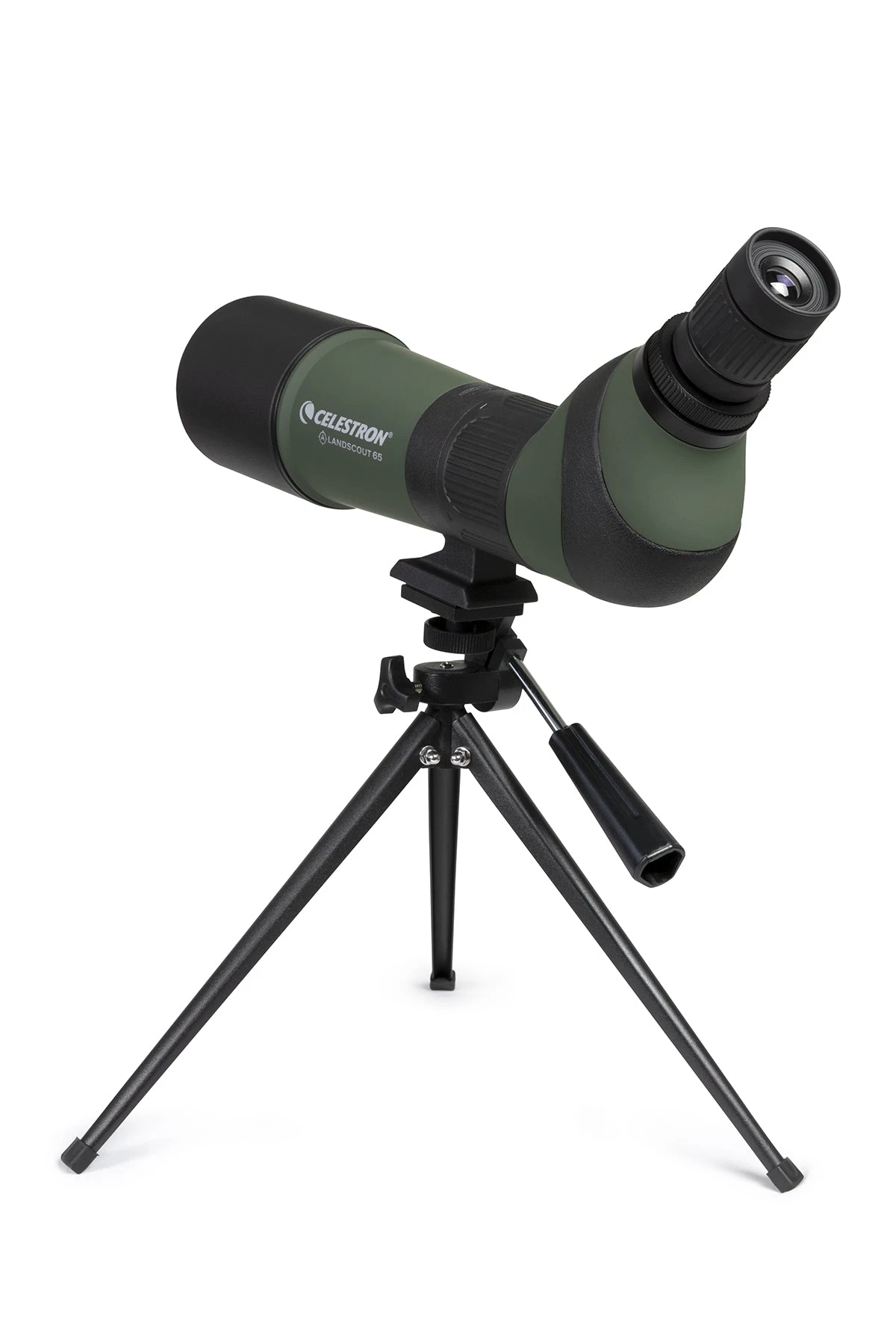 Celestron LandScout 20-60x65mm Angled Zoom Spotting Scope With Table-top Tripod And Smartphone Adapter - Image 3
