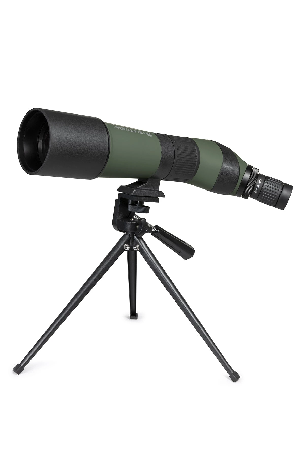 Celestron LandScout 20-60x65mm Angled Zoom Spotting Scope With Table-top Tripod And Smartphone Adapter - Image 4