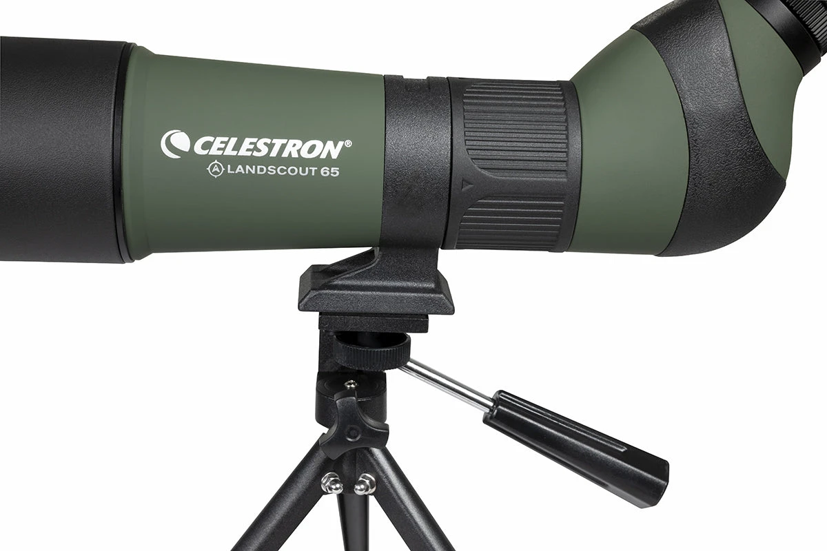 Celestron LandScout 20-60x65mm Angled Zoom Spotting Scope With Table-top Tripod And Smartphone Adapter - Image 6