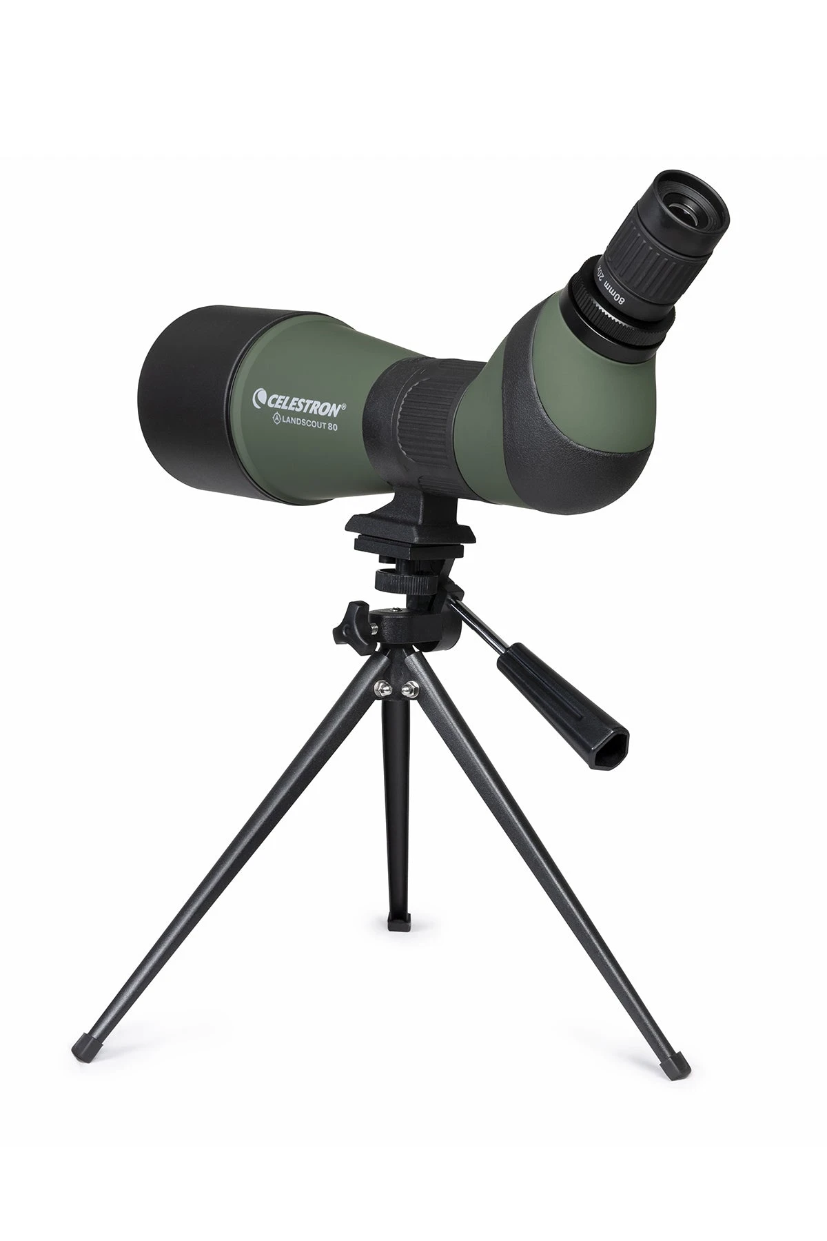 Celestron LandScout 20-60x80mm Angled Zoom Spotting Scope With Table-top Tripod And Smartphone Adapter - Image 3