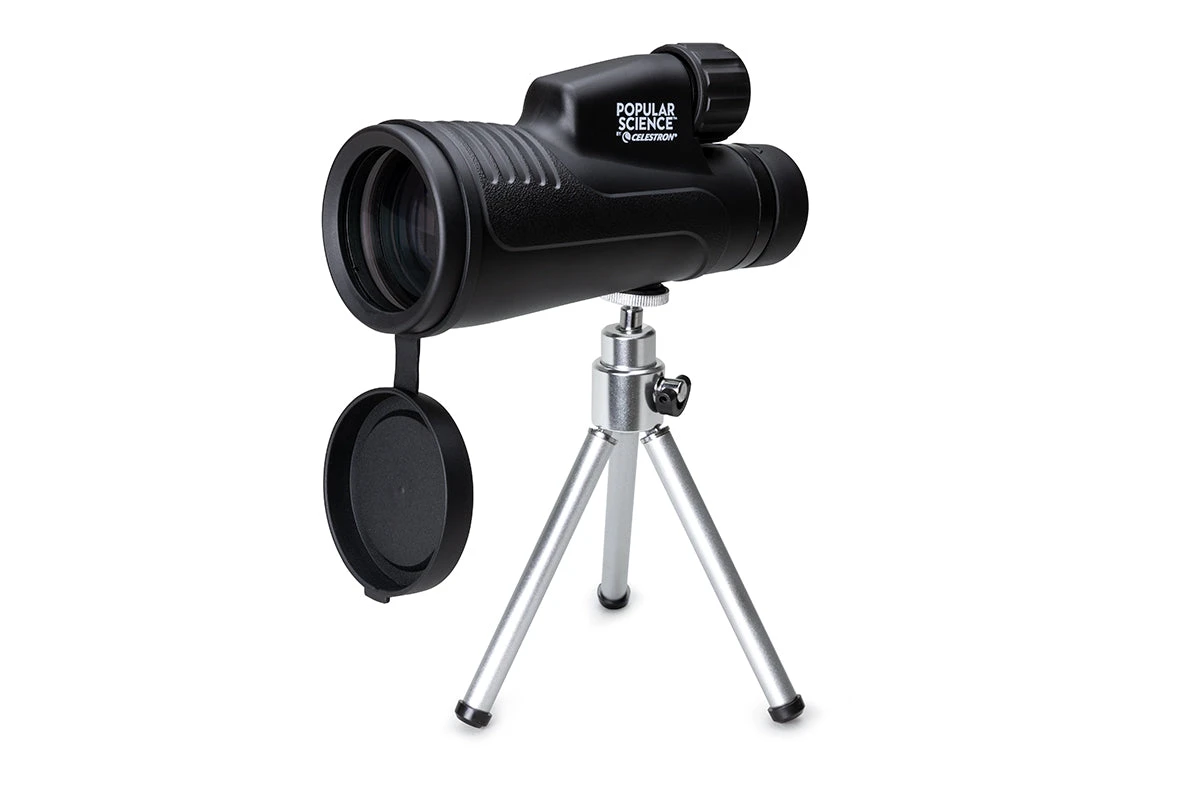 Popular Science By Celestron Outland X 12x50mm Monocular With Tripod, Smartphone Adapter, And Bluetooth Remote - Image 4