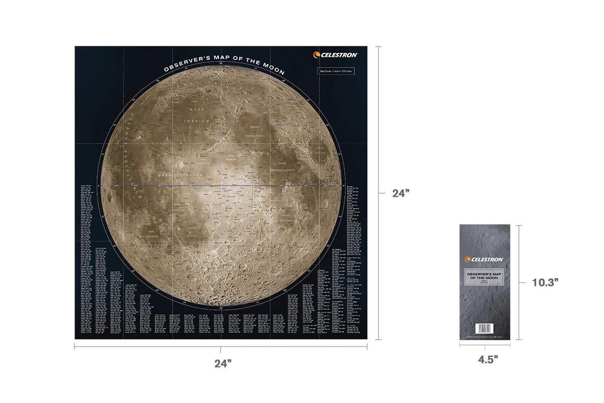 Celestron Observer’s Map Of The Moon - Image 7