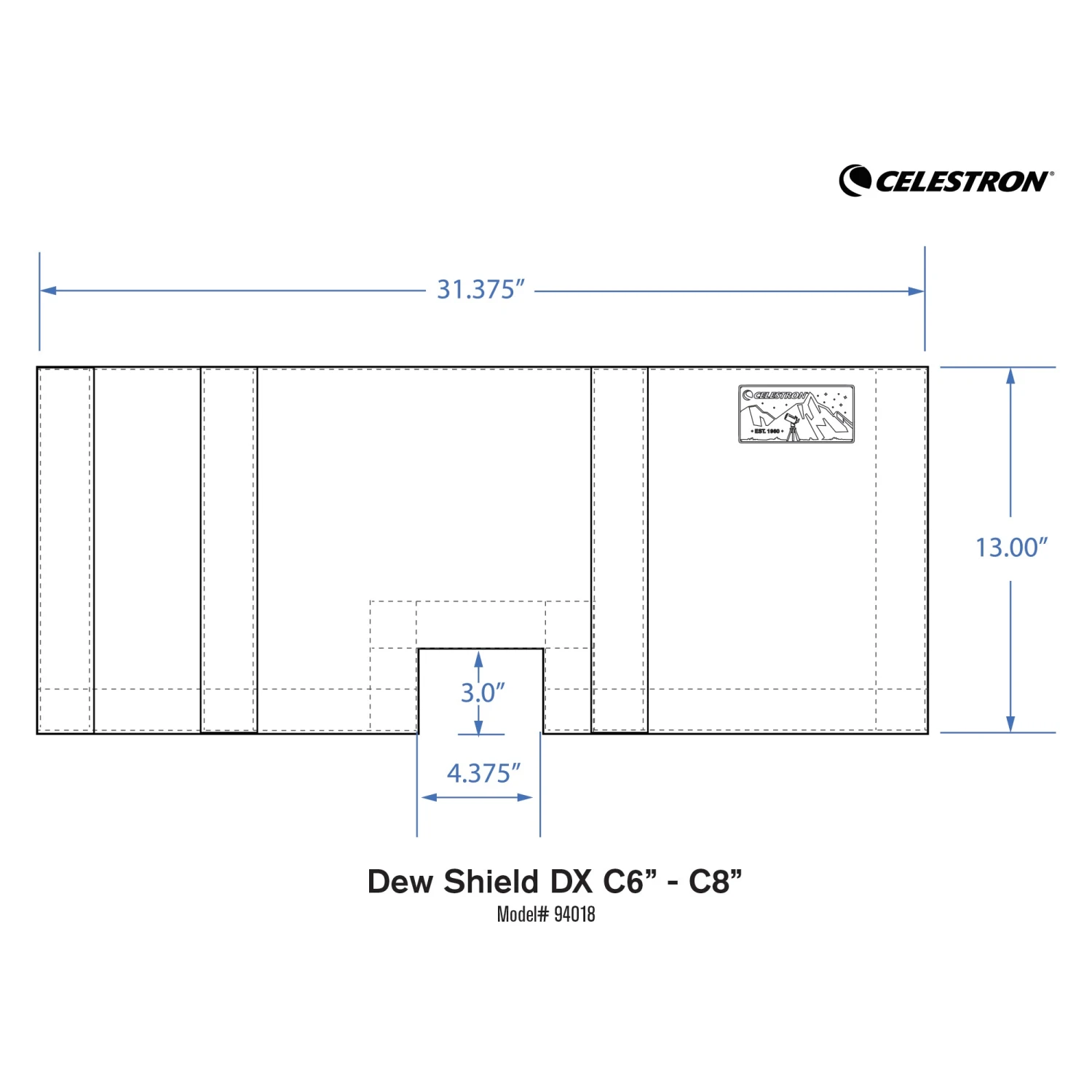 Celestron Dew Shield DX For C6 & C8 - Image 10